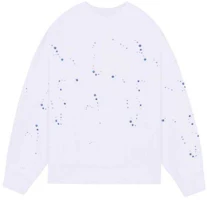 WE11DONE FW21 Graphic Print Crewneck Pullover Unisex White Sweater WD-TT3-21-502-U-WH WE11DONE FW21 Graphic Print Crewneck Pullover Unisex White Sweater WD-TT3-21-502-U-WH