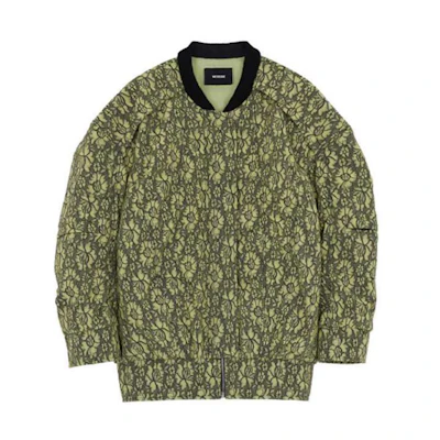 WE11DONE FW21 Irregular All-Over Print Loose Jacket Unisex Yellow WD-JP3-21-181-U-YE