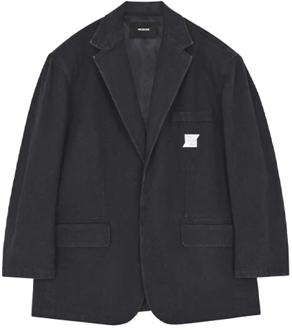 we-11-done-fw-21-logo-black-denim-blazer-jacket-unisex-wd-dj-3-21-342-u-bk