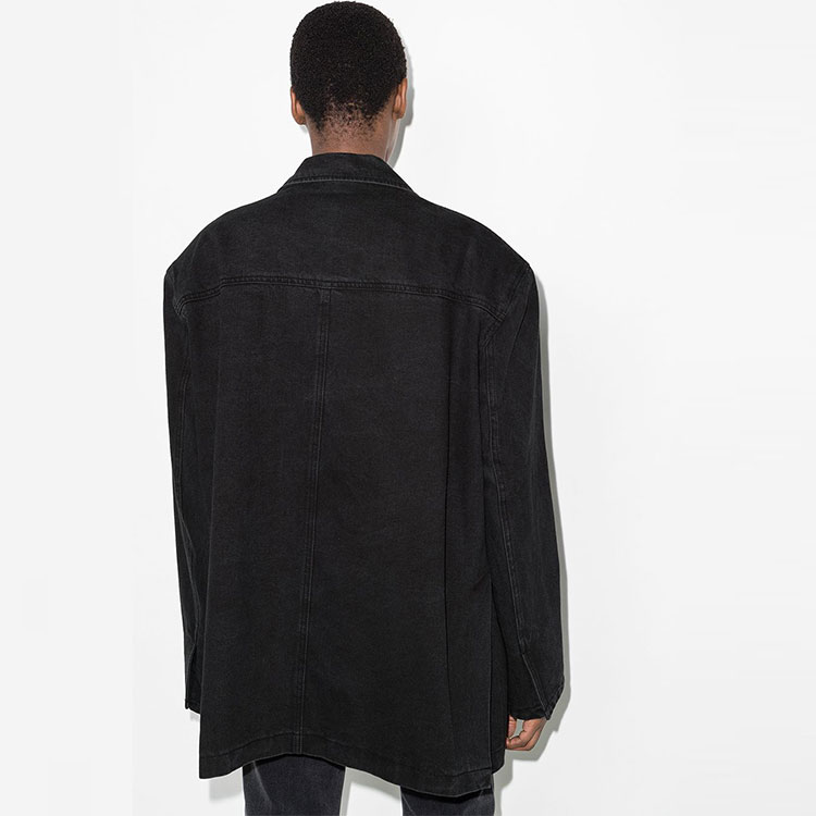 Purchase WE11DONE FW21 標誌黑色丹寧西裝外套 男女款. WD-DJ3-21-342-U-BK
