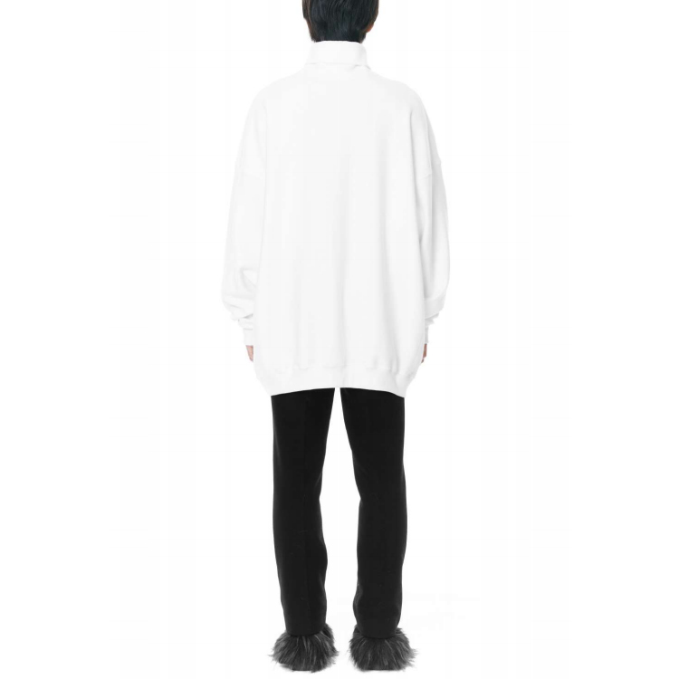 WE11DONE FW21 Logo Print Long Sleeve Sweatshirt Unisex White WD-TS3-21-557-U-WH 圖 4