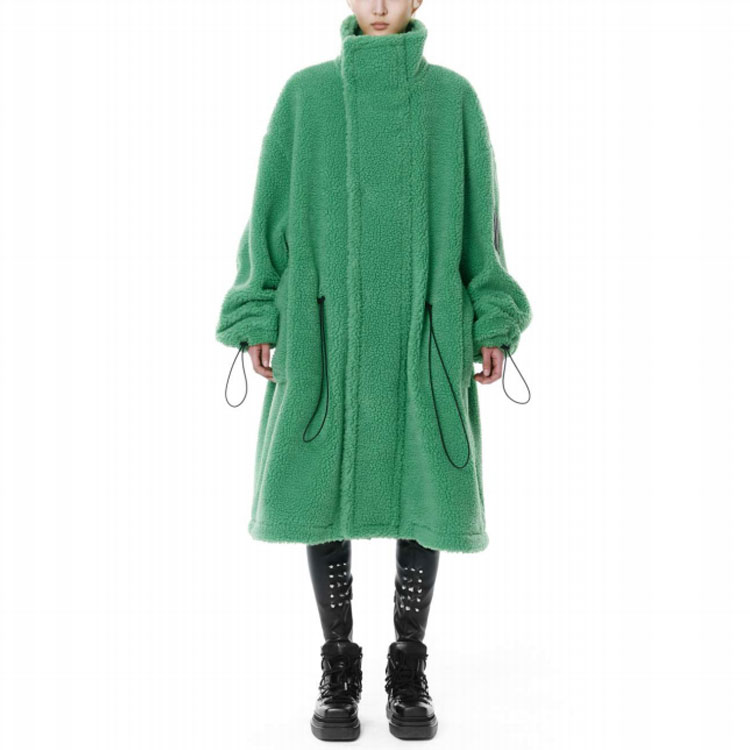 WE11DONE FW21 Oversized Jumpersky Fleece Coat Green Unisex WD-JP3-21-193-U-GR 圖 3