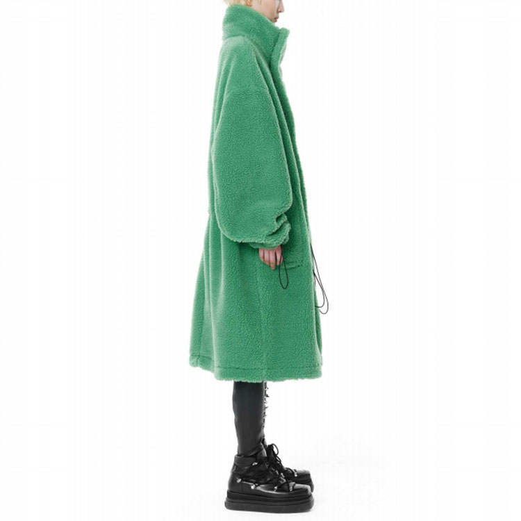 WE11DONE FW21 Oversized Jumpersky Fleece Coat Green Unisex WD-JP3-21-193-U-GR 圖 5