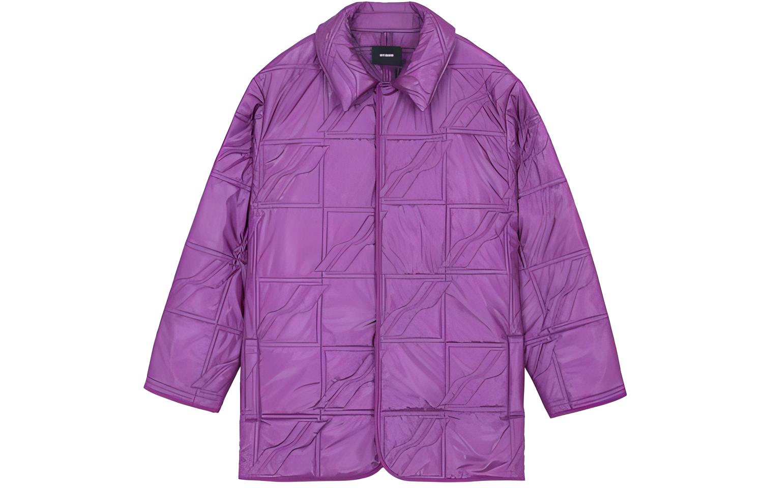 WE11DONE FW21 Oversized Purple Collared Jacket Unisex WD-JK3-21-006-U-PP
