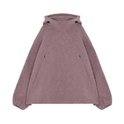WE11DONE FW21 Pink Wool Hoodie Unisex WD-JP3-21-090-U-PK