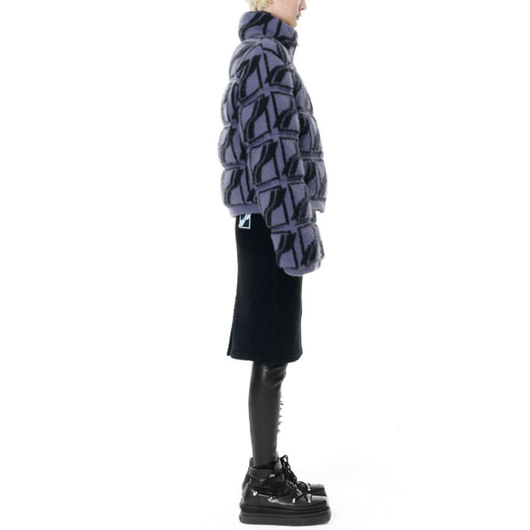 WE11DONE FW21 Purple Logo High-Neck Long Sleeve Jacket Unisex WD-PJ3-21-036-U-PP 圖 5