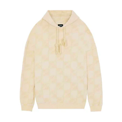 WE11DONE FW21 Unisex Beige Sweatshirt WD-TH3-21-581-U-IV
