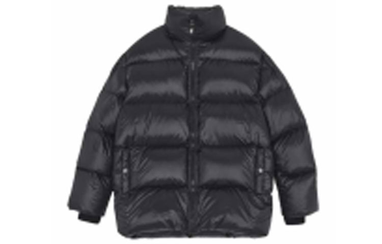 WE11DONE FW21 Unisex Black Zipper Goose Down Puffer Jacket WD-PJ3-21-081-U-BK 圖 2