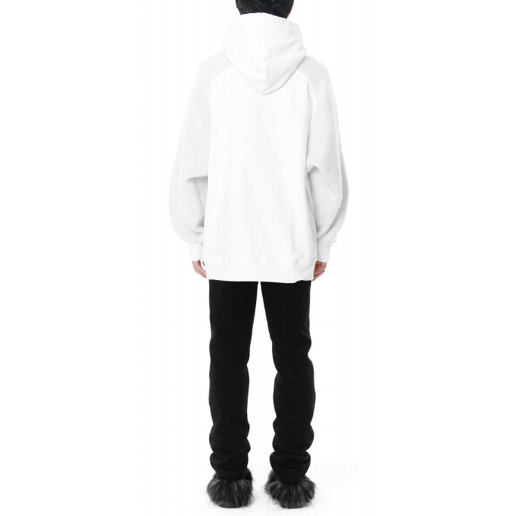 WE11DONE FW21 Unisex Logo Print Hoodie - White. WD-TH3-21-506-U-WH 圖 4