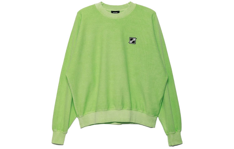 WE11DONE FW21 Unisex Oversized Logo Print Pullover Sweatshirt Green. WD-TS1-21-512-U-NGNEON 圖 2