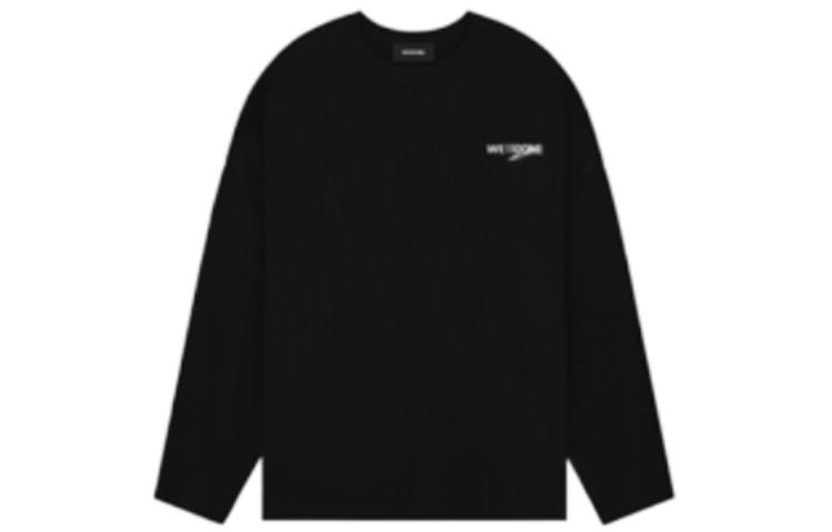 WE11DONE FW22  Black Graphic Print Long Sleeve T-Shirt. WD-TT3-22-793-U-BK 圖 2