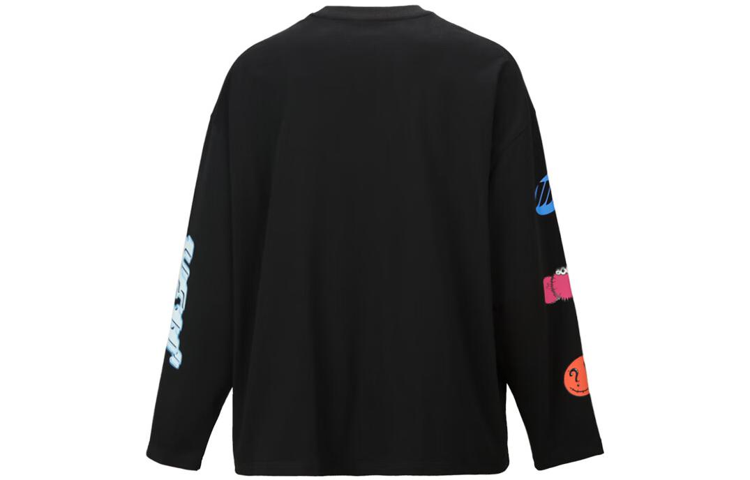 WE11DONE FW22  Black Graphic Print Long Sleeve T-Shirt. WD-TT3-22-793-U-BK 圖 3