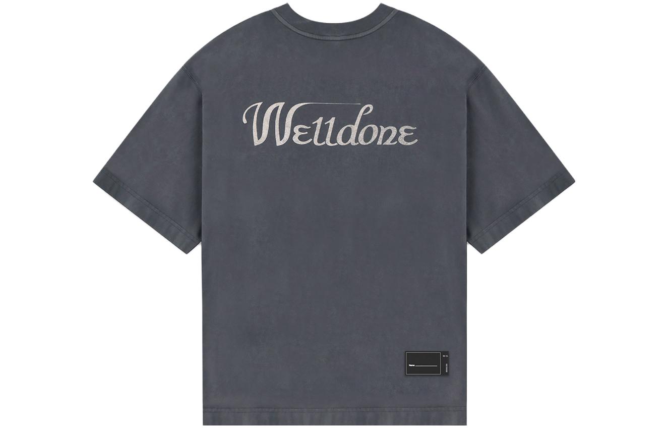 WE11DONE FW22 Abstract Pattern Print Unisex Brown Short Sleeve T-Shirt. WD-TT3-22-731-U-CH 圖 3