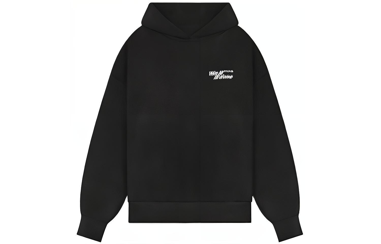 Order Sudadera con capucha unisex negra con logo estampado WE11DONE FW22. WD-TH3-22-825-U-BK