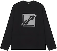WE11DONE FW22 Black Pullover Crewneck Sweatshirt with Block Logo Unisex WD-TT3-22-712-U-BK WE11DONE FW22 Black Pullover Crewneck Sweatshirt with Block Logo Unisex WD-TT3-22-712-U-BK