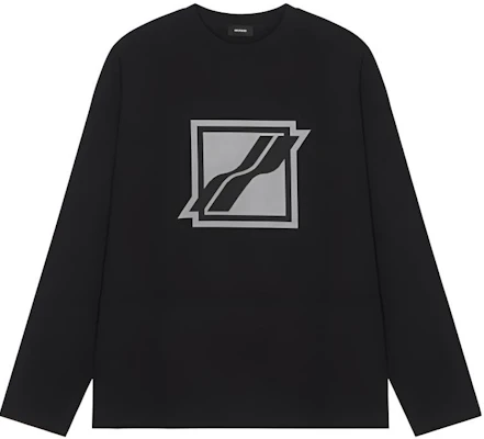 WE11DONE FW22 黑色塊狀標誌圓領長袖上衣 男女皆宜 WD-TT3-22-712-U-BK Buy WE11DONE FW22 黑色塊狀標誌圓領長袖上衣 男女皆宜 WD-TT3-22-712-U-BK