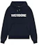 Buy WE11DONE FW22 Hoodie Biru Logo Print Pullover WD-TH3-22-845-U-DN