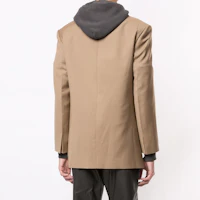 Purchase WE11DONE FW22 經典標誌卡其色寬鬆V領西裝外套 情侶款 WD-JK4-20-038-U-BG
