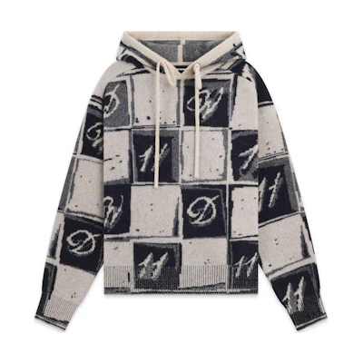 WE11DONE FW22 Classic Logo Knit Pullover Sweatshirt Unisex White WD-KT3-22-640-U-BG