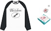 Buy WE11DONE FW22 色塊字母印花男女款長袖T恤 黑色 WD-TT3-22-858-U-BK