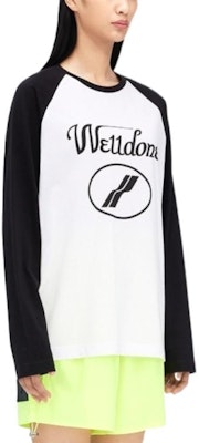 WE11DONE FW22 色塊字母印花男女款長袖T恤 黑色 WD-TT3-22-858-U-BK Details for WE11DONE FW22 色塊字母印花男女款長袖T恤 黑色 WD-TT3-22-858-U-BK