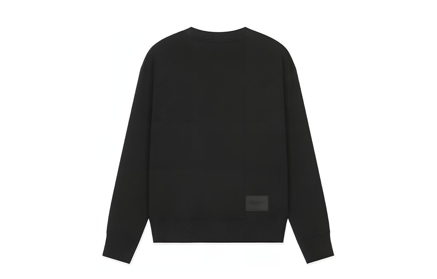 WE11DONE FW22 Graphic Print Crewneck Pullover Sweatshirt Unisex Black Gift Box WD-TS3-22-829-U-BK 圖 3