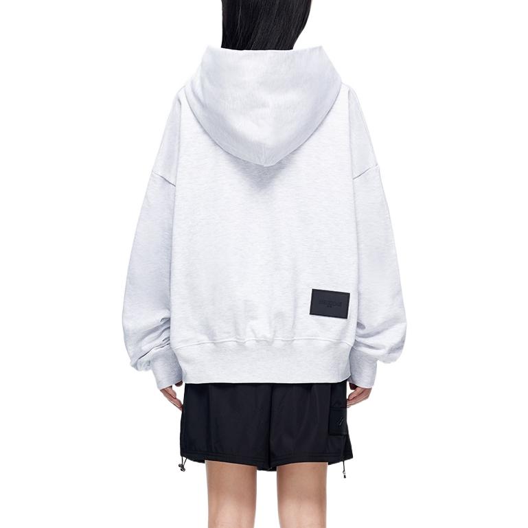 WE11DONE FW22 Gray Logo Printed Hoodie Unisex Pullover - Gray WD-TH3-22-853-U-GY 圖 4