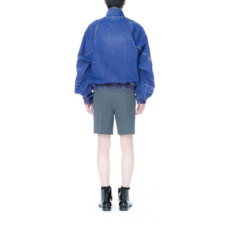 WE11DONE FW22 Half-Zip High Neck Denim Jacket Unisex Blue WD-DJ3-22-310-U-NV 圖 5