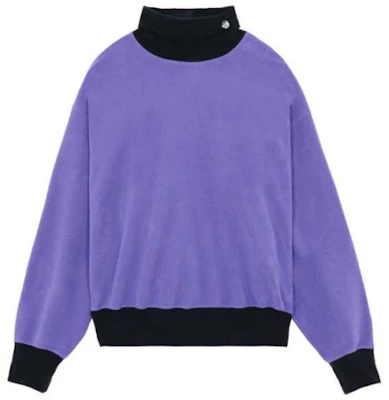 WE11DONE FW22 Sudadera Unisex Morada de Cuello Alto y Patchwork. WD-TT3-21-585-U-PP Buy WE11DONE FW22 Sudadera Unisex Morada de Cuello Alto y Patchwork. WD-TT3-21-585-U-PP