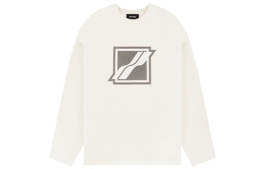 Order WE11DONE FW22 象牙白標誌長袖圓領衛衣 男女款 WD-TT3-22-712-U-IV