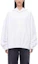 Shop WE11DONE FW22 Ivory White Unisex Sweatshirt with Bear Graphic Print WD-TH3-22-727-U-IV