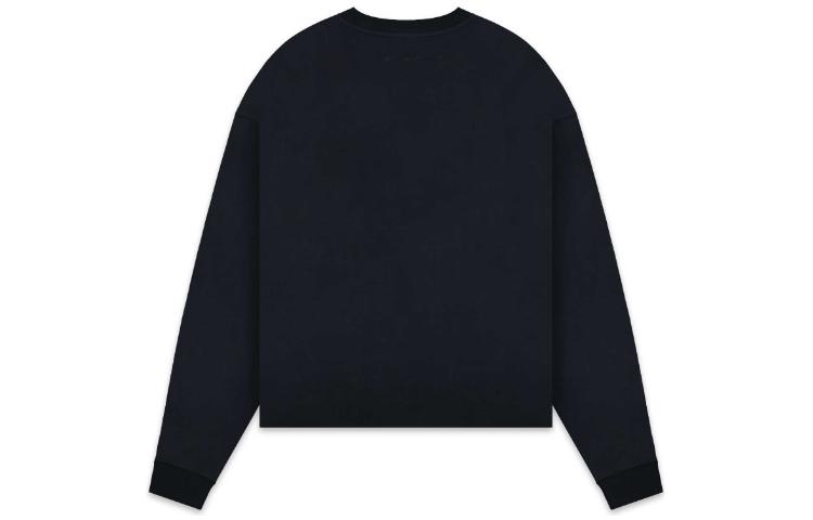 Lookbook WE11DONE FW22 レターロゴ クルーネック スウェットシャツ ユニセックス ブラック WD-TT3-22-797-U-BK