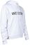Purchase WE11DONE FW22 Letter Logo Print White Hoodie Unisex. WD-TH3-22-845-U-WH