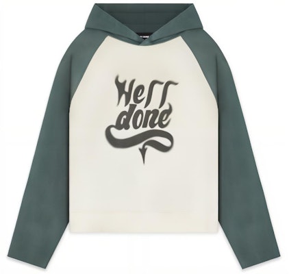 WE11DONE 2022秋冬字母印花连帽衫 男女同款 绿白配色 WD-TH3-22-802-U-GR Order WE11DONE 2022秋冬字母印花连帽衫 男女同款 绿白配色 WD-TH3-22-802-U-GR