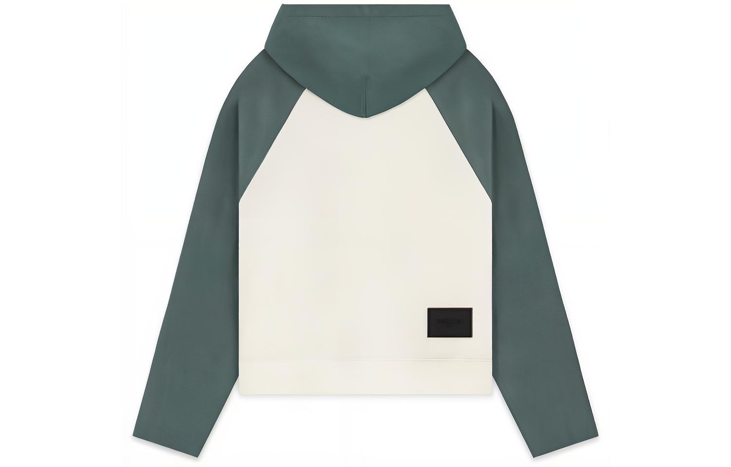 Lookbook WE11DONE 2022秋冬字母印花连帽衫 男女同款 绿白配色 WD-TH3-22-802-U-GR