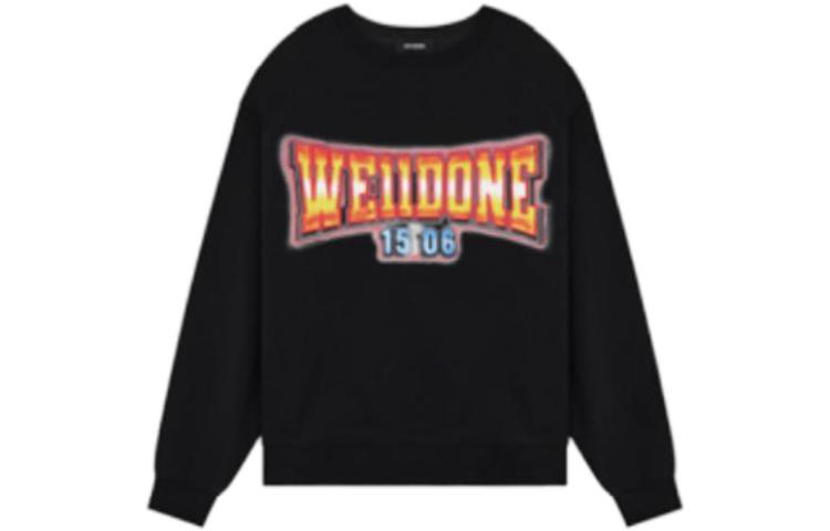 Order WE11DONE FW22 Letter Print Long Sleeve Unisex T-Shirt Black WD-TS3-22-765-U-BK