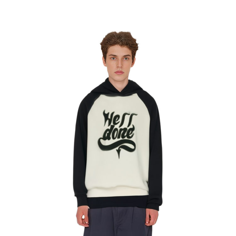 WE11DONE FW22 Letter Print Sweatshirt Unisex Black White WD-TH3-22-802-U-BK 圖 3