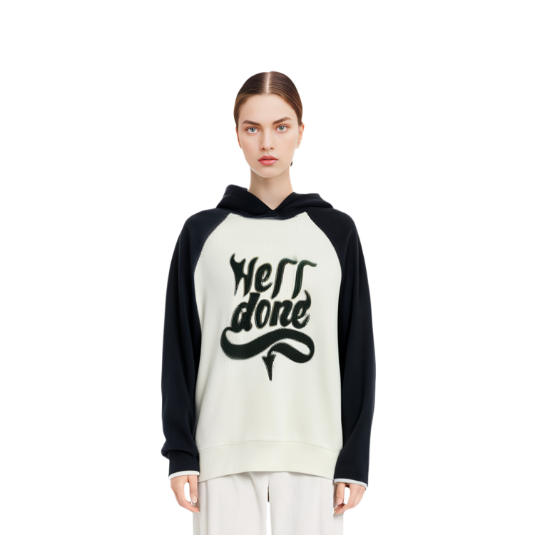 WE11DONE FW22 Letter Print Sweatshirt Unisex Black White WD-TH3-22-802-U-BK 圖 4