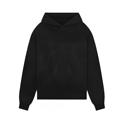 WE11DONE FW22 Minimalist Solid Color Hoodie Unisex Black WD-TH3-22-801-U-BK
