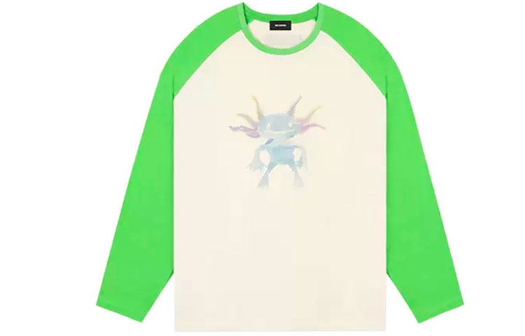 Order WE11DONE 秋冬22怪兽图案长袖T恤 米色 中性 WD-TT0-21-511-U-GR