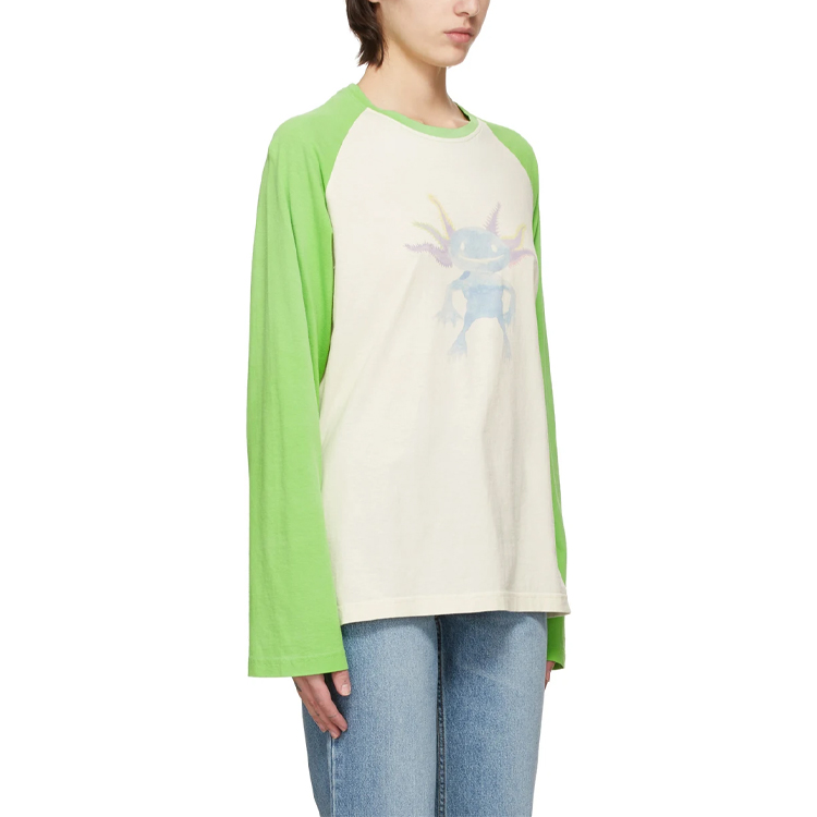 Purchase WE11DONE 秋冬22怪兽图案长袖T恤 米色 中性 WD-TT0-21-511-U-GR