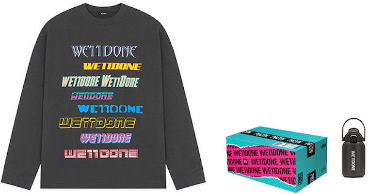 WE11DONE FW22 多色標誌款中性灰色圓領長袖上衣。 WD-TP5-19-114-U-CH Lookbook WE11DONE FW22 多色標誌款中性灰色圓領長袖上衣。 WD-TP5-19-114-U-CH