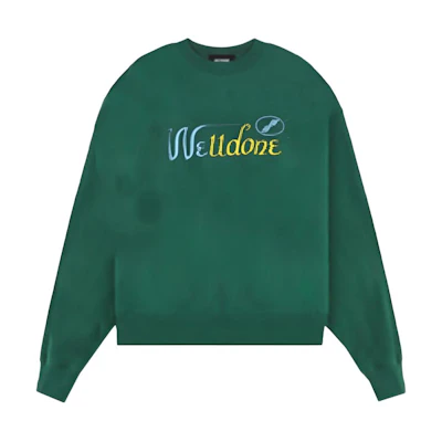 WE11DONE FW22 Multicolor Logo Hoodie Unisex Gift Box Edition WD-TS3-22-816-U-GR