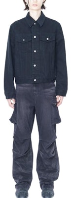 WE11DONE FW22 寬鬆版型標誌印花牛仔外套 中性 黑色 WD-DJ3-22-318-U-BK Lookbook WE11DONE FW22 寬鬆版型標誌印花牛仔外套 中性 黑色 WD-DJ3-22-318-U-BK