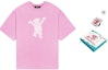 Buy WE11DONE FW22 Pink Cartoon Print Crewneck Unisex Casual T-Shirt WD-TT3-22-715-U-PK