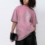 Lookbook WE11DONE FW22 Pink Cartoon Print Crewneck Unisex Casual T-Shirt WD-TT3-22-715-U-PK