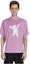 Sizing WE11DONE FW22 Pink Cartoon Print Crewneck Unisex Casual T-Shirt WD-TT3-22-715-U-PK