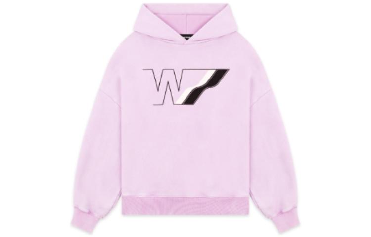 WE11DONE FW22 Pink Letter Logo Printed Unisex Long Sleeve Sweatshirt WD-TH3-22-708-U-LP 圖 2
