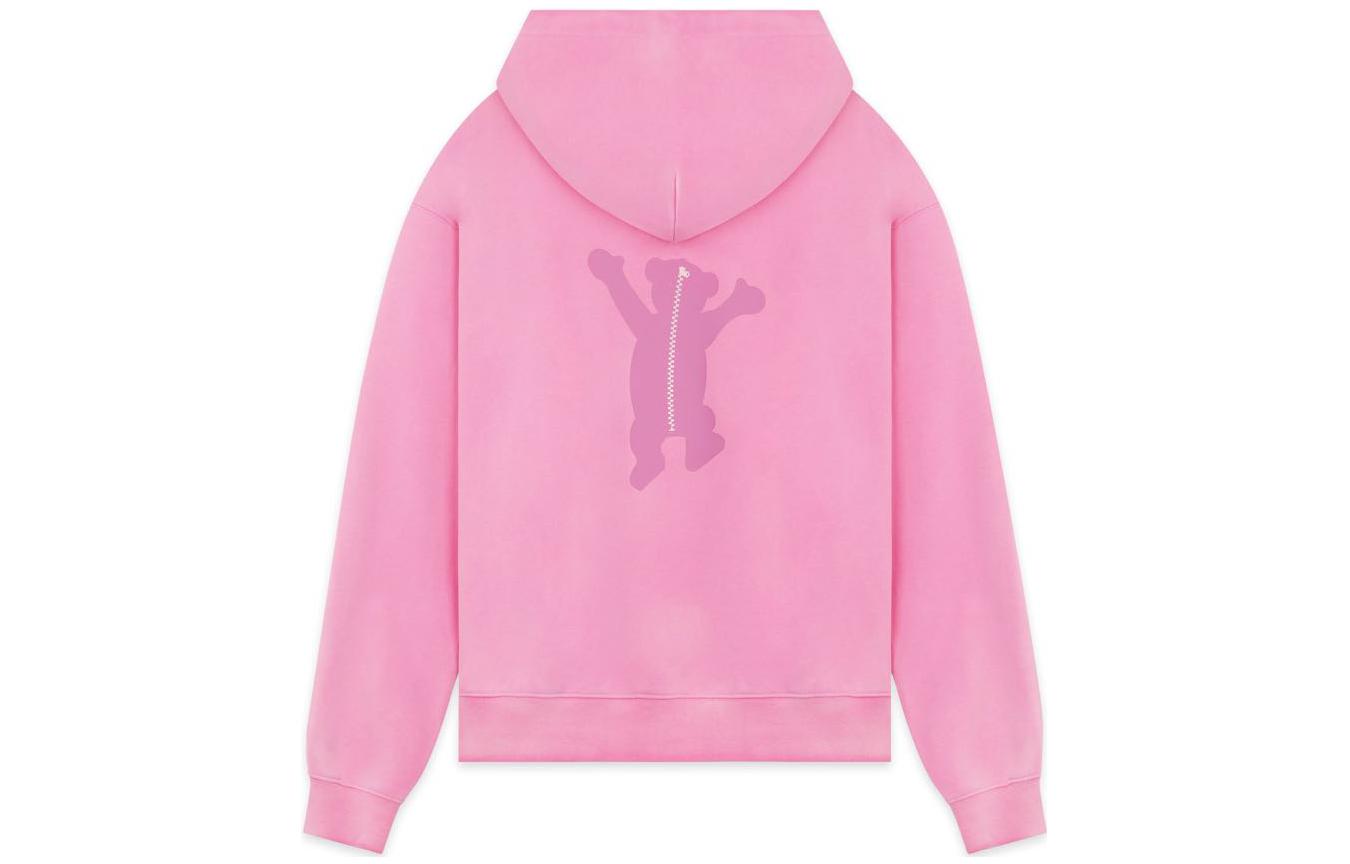 Lookbook WE11DONE FW22 粉色泰迪熊标志连帽衫 情侣款. WD-TH3-22-727-U-PK