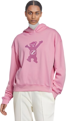 WE11DONE FW22 粉色泰迪熊标志连帽衫 情侣款. WD-TH3-22-727-U-PK Shop WE11DONE FW22 粉色泰迪熊标志连帽衫 情侣款. WD-TH3-22-727-U-PK